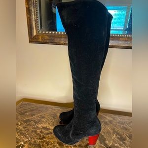 No Brand, Knee High Black Boots 8.5